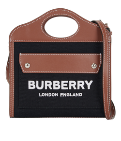 Micro Pocket Bag, Canvas, Black/Tan, ROPELFIO71SEB, DB/E, 3*